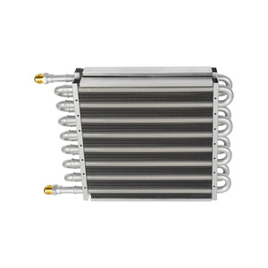 <b>Air</b> <b>Conditioning</b> <b>Pipe</b> Type Condenser Double Layer Oil Cooler Radiator 35.7cm x 25.5cm Aluminum For Retrofit Upgrade - Product Image 3