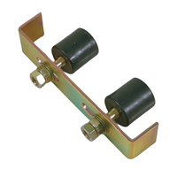 Guide supérieur de portail coulissant support de rouleau en nylon rouleau de guidage de portail coulissant avec support de poteau E pour ouvre-porte pivotant à moteur automatique