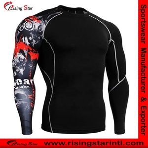 <strong>Base</strong> <strong>Layer</strong> High Performance <strong>Men</strong> Custom Printed Sleeve Sublimation Gym t Shirt <strong>Base</strong> <strong>Layer</strong> Decent and Latest Design 2021 Fir Shirt - Product Image 2