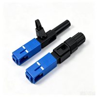 Adaptador de Fibra Óptica Monomodo ZAWEDA CT001 LC SC UPC de Conexión Rápida para Redes FTTH 4G con 1 Año de Garantía