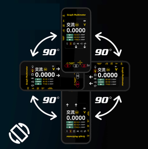 S500 rekaman tegangan grafis Multi <span class=keywords><strong>Meter</strong></span>, Multimeter layar warna perawatan ahli listrik Digital portabel presisi tinggi - Product Image 2