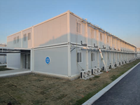 Casa Contenedor Plegable Tipo Z de 20 pies, Ahorro de Espacio, Alojamiento Temporal de Bajo Costo para Vivir