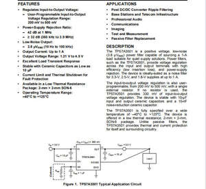 Nuevo y Original, Importado, TPS7A3501DRVR, Serigrafiado <span class=keywords><strong>SIQ</strong></span> WSON-6, Regulador Lineal LDO, Circuito Integrado - Product Image 2