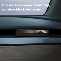 Diffuseur d'arômes élégant en métal pour voiture, à clipser sur grille d'aération, design en tôle, aromathérapie pour sortie d'air, prix de gros