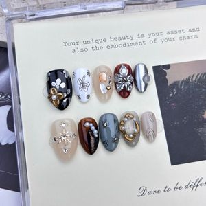 Uñas Postizas Estilo Francés, Suaves y Elegantes, con Pegamento <span class=keywords><strong>de</strong></span> Gelatina, en Oferta, al Mejor Precio, con Descuento por Volumen - Product Image 2