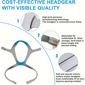 Correas de Repuesto para Mascarillas Capa, Accesorios para Mascarillas CPAP para Arnés de <span class=keywords><strong>Mascarilla</strong></span> <span class=keywords><strong>N20</strong></span>/F20, con Clip Magnético - Product Image 4