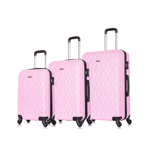 Pink Luxury Cabin Suite Case Travelling Trolley Bags Luggage Case Female Luggage Organizer Bag Set Manufacturers