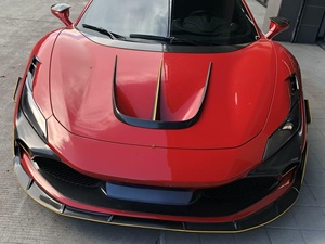 Kit de Carrocería Pequeño Estilo M de Fibra de Carbono Seca para <span class=keywords><strong>Ferrari</strong></span> F8, Piezas de Modificación Exterior - Product Image 3