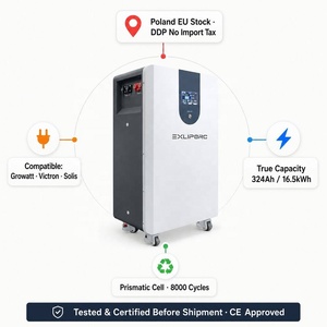 <b>Plug</b> & <b>Play</b> 16kWh LiFePO4 Floor Standing Battery 51.2V 324Ah Poland Stock Ready to Ship EU Solar Home Storage - Product Image 1