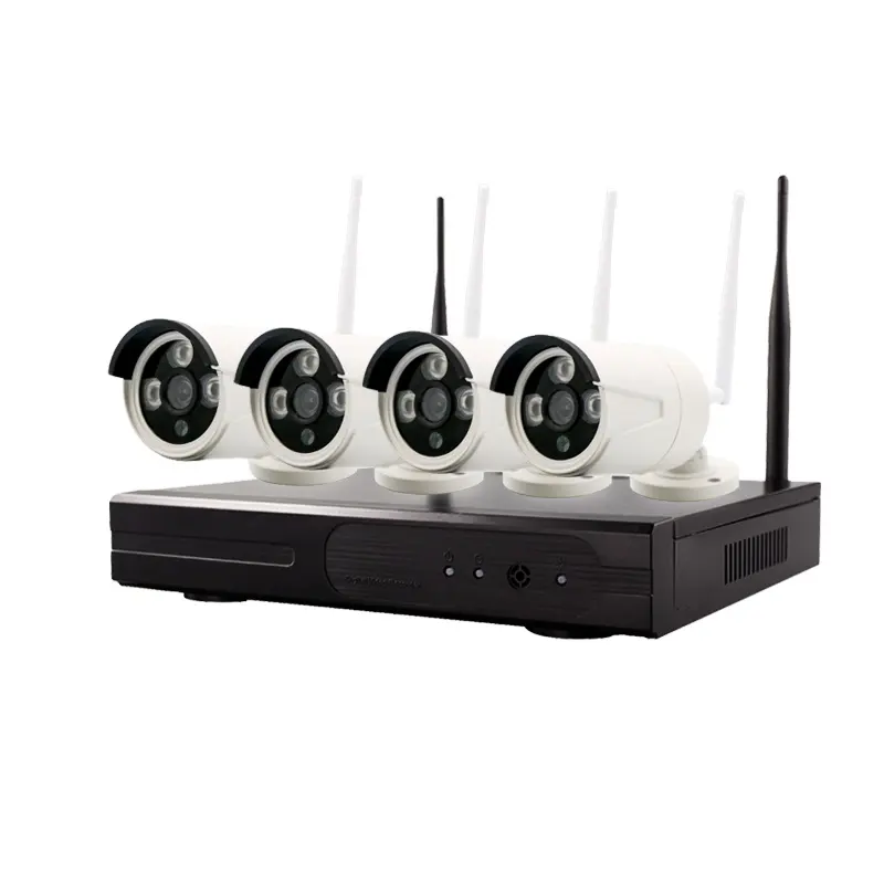 VESAFE Home Security 4CH Wireless CCTV DVR System 2MP Waterproof 1080P Outdoor IP Bullet Camera WiFi NVR Kit