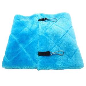 작은 애완 동물을위한 작은 벨벳 해먹 둥지 이동식 기능 따뜻한 면 삼각형 새 글라이더 허니 백 앵무새의 둥지 - Product Image 5