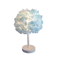 Lampe de Table LED Fleur Créative Princesse Fille Ins, Lampe de Chevet Romantique pour Décoration d'Intérieur, Salon, Chambre à Coucher