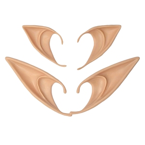 Oreilles d'ange elfe en silicone pour cosplay, oreilles de fée <span class=keywords><strong>vampire</strong></span>, accessoires de costume pour fête à thème, décoration d'Halloween et de Noël, accessoires photo - Product Image 5