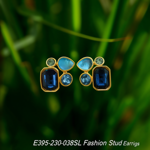 E395-230-038SL Fashion <b>Stud</b> <b>Earrings</b> - Product Image 3