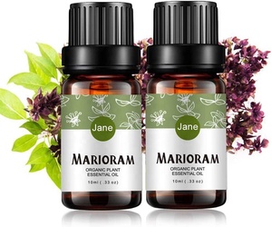 Huile essentielle de majorine 100% pure biologique, huile essentielle de fleurs naturelles pour diffuseur, humidificateur, massage, sommeil, soin de la peau, savon - Product Image 1