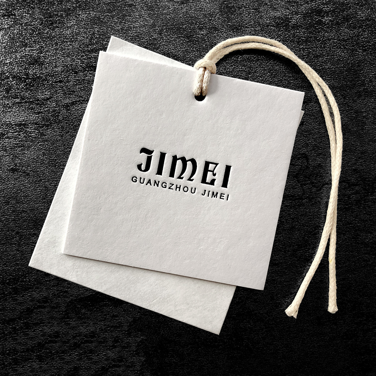 custom logo clothing paper tag print garment baby's kid's women's men's apparel product hang tags hang tag