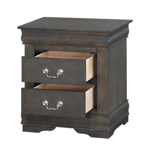 Dark Gray + Wood + Classic + Traditional