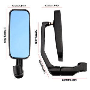 Rétroviseur de moto rétro, accessoires pour motos, accessoires de moto, miroirs de moto - Product Image 6