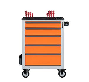 Armoire à outils industrielle et commerciale robuste à plusieurs tiroirs, design étanche, système de verrouillage à clé, capacité de charge de 150 kg, en métal - Product Image 2