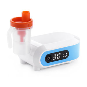 Fitconn fungsi Timer tampilan Digital, Piston asma kelas medis Inhalator nebulizer kompresor DC - Product Image 4