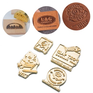 Matriz de estampado en caliente de latón dorado para grabado de logotipos en cuero, papel y madera, de China - Product Image 1