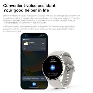 Nouveautés <span class=keywords><strong>Sense</strong></span> <span class=keywords><strong>6</strong></span> Écran AMOLED 1,43 pouces Étanche IP68 Appels sans fil Prise en charge de la surveillance Montre connectée - Product Image 3