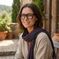 Montures de lunettes en acétate en gros RM6013 pour hommes et femmes, montures optiques rétro, stock de lunettes de haute qualité