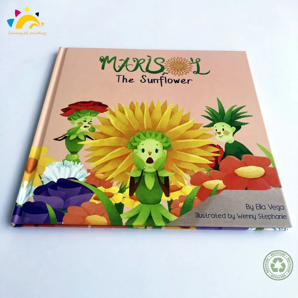 8,5x8,5 ''детские книги в твердом переплете полноцветная печать Заводской дизайн на заказ