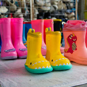 批发二手儿童一级皮制雨靴 - Product Image 4