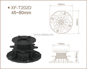 Supports de pavés <span class=keywords><strong>auto</strong></span>-nivelants en plastique, entretoises de 3 mm, durables et résistants à l'eau XF-T202D 45-80 mm - Product Image 2