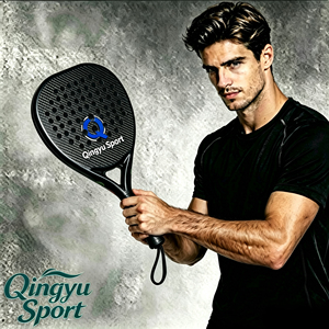 Raqueta de Pádel QINGYU SPORT 3K Carbono con Superficie 3D de Diamante y Espuma EVA, Profesional, Personalizada, OEM, Proveedor Directo, en Stock - Product Image 5