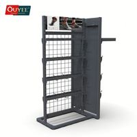 Étagère gondole pliable sur mesure pour chaussettes, présentoir de vêtements pour boutique