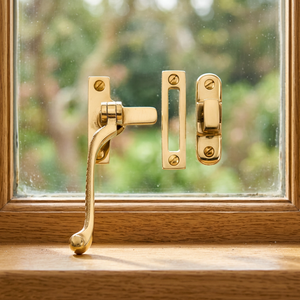 Best Quality Brass Door <b>Latch</b> With Handle Screw Installation Traditional Design Durable Finish For Sale - Product Image 3