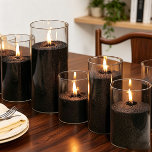 Cera de arena de palma perfumada, reutilizable, a base de plantas, en gránulos, para hacer velas, en tarro de vidrio, a granel, <span class=keywords><strong>barata</strong></span> - Product Image 5