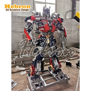 Sculpture Optimus Prime en métal, sculpture de robot en fer, sculpture <span class=keywords><strong>Transformers</strong></span>, sculpture de robot <span class=keywords><strong>Megatron</strong></span> - Product Image 5