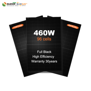 Panel Solar Bifacial Monocristalino Tipo N Totalmente Negro <span class=keywords><strong>Bluesun</strong></span> <span class=keywords><strong>Pv</strong></span> de 460 W, Panel Fotovoltaico de 450 W y 460 W en Existencia en Almacén de la UE - Product Image 4