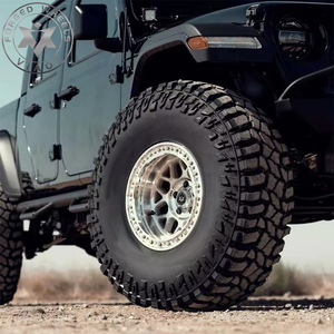 Jantes tout-terrain forgées Viaol avec finition polie Beadlock 6x139.7 compatibles avec Tank 300/400/<span class=keywords><strong>500</strong></span> <span class=keywords><strong>Ford</strong></span> F-150 <span class=keywords><strong>Raptor</strong></span>/250/350 Ram 2500 - Product Image 6