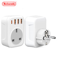 Adaptateur de voyage UK vers US et EU vers UK/US, fabriqué en Chine