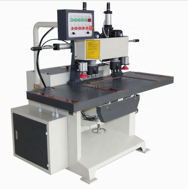 Single Head Woodworking Horizontal Wooden Door Lock Hole Mortising Drilling Manual Door Boring Machine