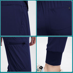 Pantalons de travail en tissu extensible/polyester de haute qualité, personnalisés, à étiquette privée, pour femmes, pantalons de jogging, uniformes de travail pour infirmières - Product Image 2