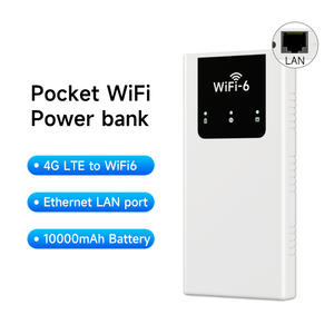 Banco de energía portátil 2 en 1 para exteriores y enrutador WiFi 4G LTE-10000mAh, ranura para SIM, Plug & Play (tipo C/Lightning) para viajes/camping - Product Image 2