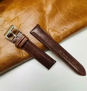 Customized classic calf leather watch strap with full sizes multi colors watch replacement for fashion watch strap