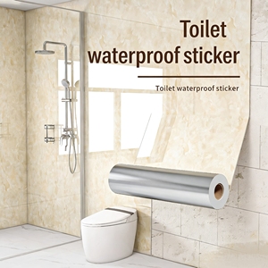 <span class=keywords><strong>Papier</strong></span> <span class=keywords><strong>peint</strong></span> autocollant imperméable <span class=keywords><strong>pour</strong></span> salle de bain et toilettes, utilisé <span class=keywords><strong>pour</strong></span> masquer les imperfections, rénover les <span class=keywords><strong>murs</strong></span>, résister à l'humidité - Product Image 1