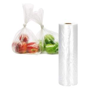 Supermarket Shopping Food <b>Packaging</b> <b>Bags</b> on Roll Clear Plastic Rolling <b>Bag</b> - Product Image 1