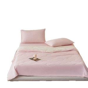 Type A Cooling Summer <b>Blanket</b> Nylon Spandex Solid Color Rectangle Bedding Machine Washable Thin Quilted Air Conditioning <b>Blanket</b> - Product Image 5
