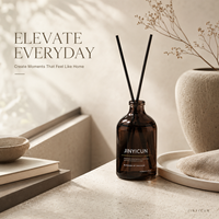 Diffuseur de parfum d'ambiance en verre personnalisé 100 ml avec bouchon en bois, marque privée, OEM ODM, luxe, écologique, arôme frais, cadeau