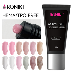 RONIKI <span class=keywords><strong>Gel</strong></span> UV para Unhas com Logo Personalizado, Não Tóxico, Marca Privada, Líquido Acrílico para Extensão de Unhas para Salão - Product Image 1