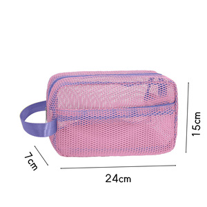 Set di Borse in Rete di Poliestere Multicolore Resistente all'Acqua con Chiusura a Cerniera - Borsa da Viaggio alla Moda per Donne e Bambini - Product Image 6