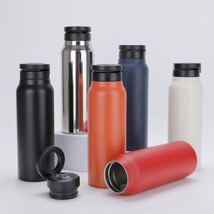 Magnetic <b>Phone</b> <b>Holder</b> Water Bottle 24oz Stainless Steel Vacuum Insulated Thermal Mug <b>Gym</b> - Product Image 6