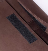 Ensemble de pochettes à bijoux en velours marron personnalisables avec logo pour bagues, boucles d'oreilles, colliers, avec boîte extérieure en papier 28x29x3.5CM, MOQ 50 pièces